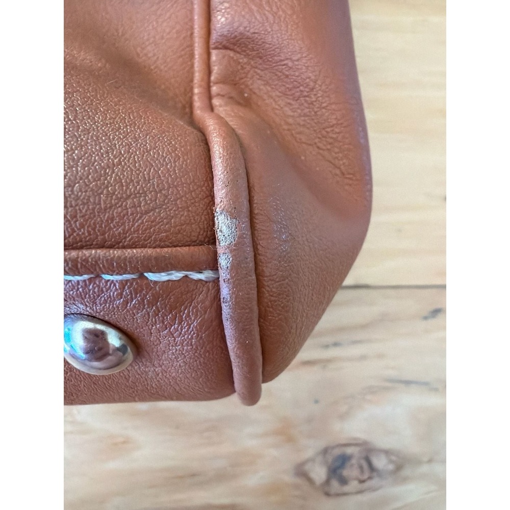 Coach Ashley Leather Convertible Satchel Shoulder Bag Brown - Picture 11 of 11